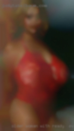 Older woman with ready for everything oral fixation.